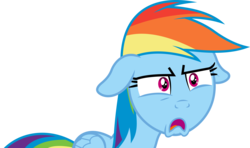 Size: 10150x6000 | Tagged: safe, artist:dasprid, rainbow dash, pegasus, pony, g4, my little pony: friendship is magic, season 4, trade ya!, absurd resolution, faic, female, simple background, solo, transparent background, vector