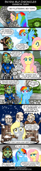 Size: 800x3329 | Tagged: safe, artist:amaya3004, derpy hooves, fluttershy, rainbow dash, orc, pegasus, pony, g4, comic, crossover, female, mare, skyrim, the elder scrolls