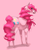 Size: 800x800 | Tagged: safe, artist:tinydoodles, pinkie pie, horse, g4, behind, female, messy mane, realistic, solo