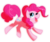 Size: 1184x984 | Tagged: dead source, safe, artist:shufflestripes, pinkie pie, earth pony, pony, g4, cute, diapinkes, female, mare, one eye closed, open mouth, simple background, solo, transparent background