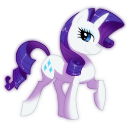 Size: 1000x1000 | Tagged: dead source, safe, artist:shufflestripes, rarity, pony, unicorn, g4, female, horn, mare, simple background, solo, transparent background