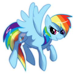 Size: 958x944 | Tagged: dead source, safe, artist:shufflestripes, rainbow dash, g4, female, solo