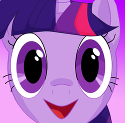 Size: 1024x1009 | Tagged: safe, artist:kalima-avarnius, twilight sparkle, g4, female, looking at you, open mouth, smiling, solo