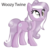 Size: 588x577 | Tagged: artist needed, source needed, safe, oc, oc only, oc:woozy twine, earth pony, pony, derp, freckles, magical lesbian spawn, offspring, parent:derpy hooves, parent:screwball, parents:derpball, smiling, solo, xk-class end-of-the-world scenario