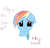 Size: 914x875 | Tagged: safe, anonymous artist, rainbow dash, g4, female, floppy ears, sad, solo