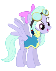 Size: 3800x4800 | Tagged: safe, artist:csillaghullo, flitter, pegasus, pony, g4, female, mare, simple background, solo, spread wings, transparent background, vector, wings, wonderbolt trainee uniform