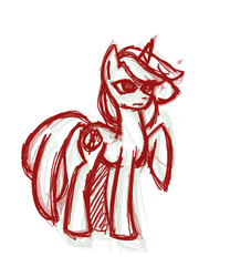 Size: 500x600 | Tagged: safe, artist:questern, oc, oc only, pony, unicorn, solo