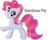 Size: 694x556 | Tagged: safe, artist:sir voidgod lovefairy, oc, oc only, magical lesbian spawn, offspring, parent:pinkie pie, parent:rainbow dash, parents:pinkiedash, solo