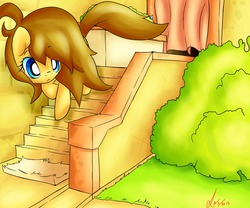 Size: 1280x1063 | Tagged: safe, artist:isle-of-forgotten-dreams, oc, oc only, oc:sera, solo, stairs