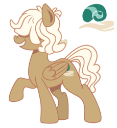 Size: 770x840 | Tagged: safe, artist:dbkit, oc, oc only, oc:sandy shell, pegasus, pony, crack shipping, female, mare, offspring, parent:derpy hooves, parent:hoops, parents:ditzyhoops, simple background, solo, transparent background