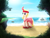 Size: 1600x1200 | Tagged: safe, artist:firgof, earth pony, pony, beach, charlotte, clothes, cute, dress, feather, outdoors, ponified, shoes, smiling, solo