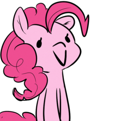 Size: 600x600 | Tagged: safe, artist:pegacornss, artist:venezolanbrony, edit, pinkie pie, g4, :>, female, solo