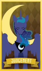 Size: 693x1154 | Tagged: safe, artist:pixel-prism, princess luna, alicorn, pony, g4, female, solo, tarot card