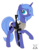 Size: 1836x2352 | Tagged: safe, artist:shadawg, princess luna, alicorn, pony, g4, clothes, female, gun, s1 luna, simple background, solo, transparent background, vest, weapon