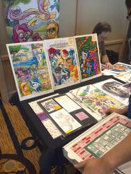 Size: 600x800 | Tagged: safe, artist:andy price, human, andy price, artist alley, babscon, convention, irl, irl human, photo