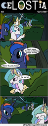 Size: 1300x3341 | Tagged: safe, artist:bredgroup, princess celestia, princess luna, comic:celostia, g4, comic, lost, time travel, translation, trollestia