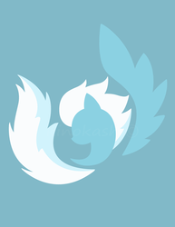 Size: 2550x3300 | Tagged: safe, artist:kinokashi, fleetfoot, pegasus, pony, g4, female, high res, minimalist, solo, wonderbolts