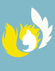 Size: 2550x3300 | Tagged: safe, artist:kinokashi, surprise (g4), pegasus, pony, g4, high res, minimalist, wonderbolts