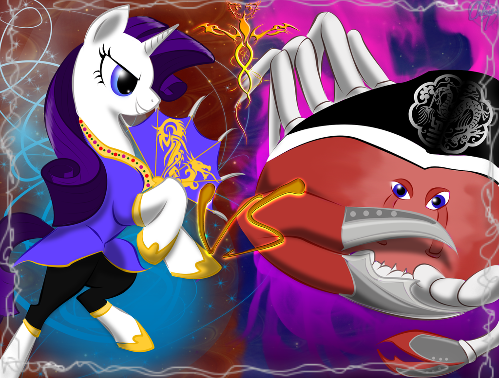 Mlp Rarity Fighting #608098 - safe, artist:cloclo2388, rarity, crab, giant crab, rarity ...