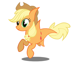 Size: 848x718 | Tagged: safe, artist:flash equestria photography, applejack, original species, shark, shark pony, g4, female, race swap, sharkified, solo, species swap