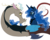 Size: 4168x3356 | Tagged: safe, artist:precosiouschild, discord, princess luna, g4, eye contact, female, male, ship:lunacord, shipping, simple background, straight