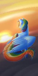 Size: 1024x2048 | Tagged: safe, artist:eternanyx-art, rainbow dash, g4, female, solo