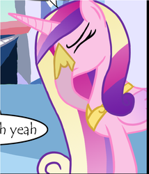 Size: 515x603 | Tagged: safe, artist:icesticker, princess cadance, g4, cropped, facehoof, female, reaction image, solo