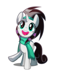 Size: 1509x1869 | Tagged: safe, artist:wicklesmack, oc, oc only, oc:sixtoh, pony, unicorn, clothes, scarf, solo