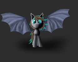 Size: 2500x2000 | Tagged: safe, artist:vladimir zharkov, oc, oc only, bat pony, pony, high res, solo