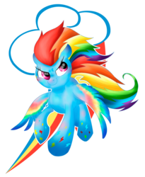 Size: 900x1097 | Tagged: safe, artist:allocen, rainbow dash, pegasus, pony, g4, season 4, twilight's kingdom, female, mare, rainbow power, simple background, solo, transparent background