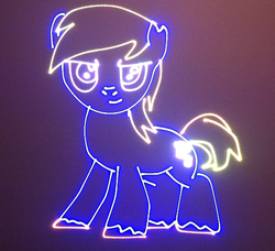 Size: 1101x1002 | Tagged: safe, artist:laserpon3, oc, oc only, oc:bronydanceparty, laser, photo, solo