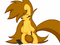 Size: 200x150 | Tagged: safe, artist:isle-of-forgotten-dreams, oc, oc only, oc:sera, pony, animated, bipedal, pixel art, sleeping, snot bubble, solo