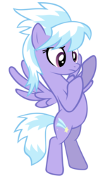 Size: 3990x6380 | Tagged: safe, artist:cultleaderfluttershy, cloudchaser, pony, g4, hurricane fluttershy, absurd resolution, bipedal, female, simple background, solo, standing, transparent background, vector