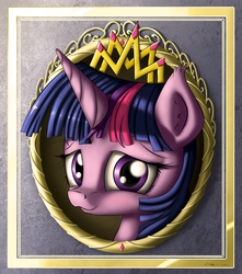 Size: 2419x2731 | Tagged: safe, artist:neko-me, twilight sparkle, alicorn, pony, g4, female, high res, mare, new crown, portrait, solo, twilight sparkle (alicorn)