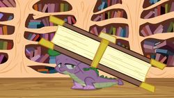 Size: 1365x768 | Tagged: safe, screencap, spike, dragon, g4, my little pony: friendship is magic, the crystal empire, male, solo