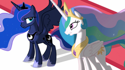 Size: 1365x768 | Tagged: safe, screencap, princess celestia, princess luna, g4, my little pony: friendship is magic, the crystal empire