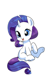 Size: 600x900 | Tagged: safe, artist:kkuyo, rarity, g4, :p, cute, female, raised hoof, raribetes, simple background, sitting, smiling, solo, tongue out, transparent background, underhoof, vector, weapons-grade cute
