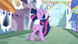 Size: 1365x768 | Tagged: safe, screencap, twilight sparkle, pony, unicorn, g4, the crystal empire, female, solo, unicorn twilight