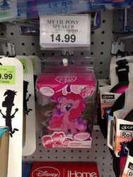 Size: 2448x3264 | Tagged: safe, pinkie pie, g4, high res, merchandise, phineas and ferb, speaker, toys r us