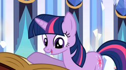 Size: 1365x767 | Tagged: safe, screencap, twilight sparkle, pony, unicorn, g4, the crystal empire, female, solo, unicorn twilight