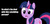 Size: 1522x720 | Tagged: safe, twilight sparkle, g4, curtsibling, female, meta, question, solo, text