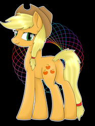 Size: 5000x6666 | Tagged: safe, artist:lace_felora, applejack, earth pony, pony, g4, absurd resolution, butt, female, plot, solo