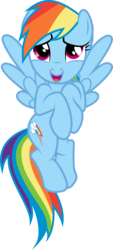 Size: 3704x8209 | Tagged: safe, artist:djdavid98, artist:embersatdawn, rainbow dash, pegasus, pony, g4, trade ya!, .ai available, .svg available, absurd resolution, cute, dashabetes, female, flying, mare, open mouth, simple background, solo, transparent background, vector