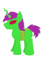 Size: 540x960 | Tagged: safe, artist:th3applejack, changeling, green changeling, random, solo