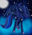 Size: 598x651 | Tagged: safe, artist:crazyadventurer, princess luna, g4, female, solo