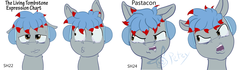 Size: 1440x405 | Tagged: safe, artist:pikapetey, oc, oc only, animation production, facial expressions, pastacon