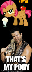 Size: 213x485 | Tagged: safe, babs seed, g4, exploitable meme, meme, razor ramon, scott hall, that's my pony, that's my x, wwe