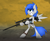 Size: 1600x1323 | Tagged: safe, artist:ralek, oc, oc only, oc:sapphire sights, pegasus, pony, fallout equestria, bipedal, chest fluff, cutie mark, ear piercing, female, grin, gun, hoof hold, hooves, m98b, mare, optical sight, piercing, pipbuck, rifle, scope, smiling, sniper rifle, solo, spread wings, teeth, weapon, wings