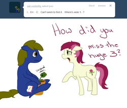 Size: 750x640 | Tagged: safe, roseluck, oc, g4, ask, rosereplies, tumblr