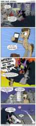 Size: 1024x3531 | Tagged: safe, artist:pony-berserker, derpy hooves, doctor whooves, king sombra, rarity, time turner, oc, oc:tom the crab, giant crab, pegasus, pony, g4, comic, female, hammerspace, macra, mare, psychic paper, rarity fighting a giant crab